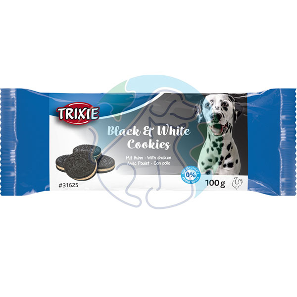 تشویقی جویدنی سگ 100گرمی Black&white cookies Trixie